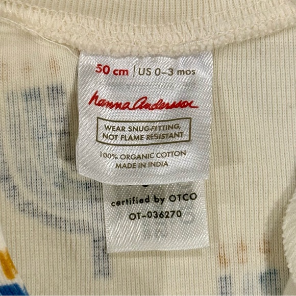 Hanna Andersson Baby Zip Sleeper Boys 0-3M 50 cm Girls Hanukkah Chanukah Menorah - Picture 3 of 4